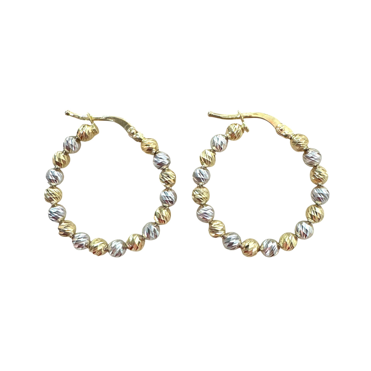 Orecchini A Perno RIZILIA Con Taglio Rotondo CZ – Placcato Oro Bianco, Semplici Ed Eleganti, 5 Mm