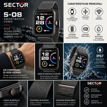 Carica l'immagine nel visualizzatore di Gallery, OROLOGIO SECTOR S-08