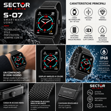 Carica l'immagine nel visualizzatore di Gallery, OROLOGIO SECTOR S-07