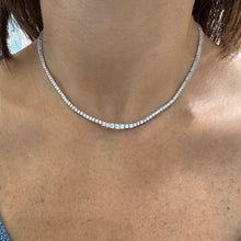 Carica l'immagine nel visualizzatore di Gallery, COLLANA TENNIS THIN SCALARE