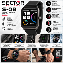 Carica l'immagine nel visualizzatore di Gallery, OROLOGIO SECTOR S-08
