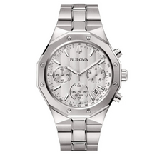 Carica l'immagine nel visualizzatore di Gallery, BULOVA OCTAGON CHRONO PRECISIONIST SILVER