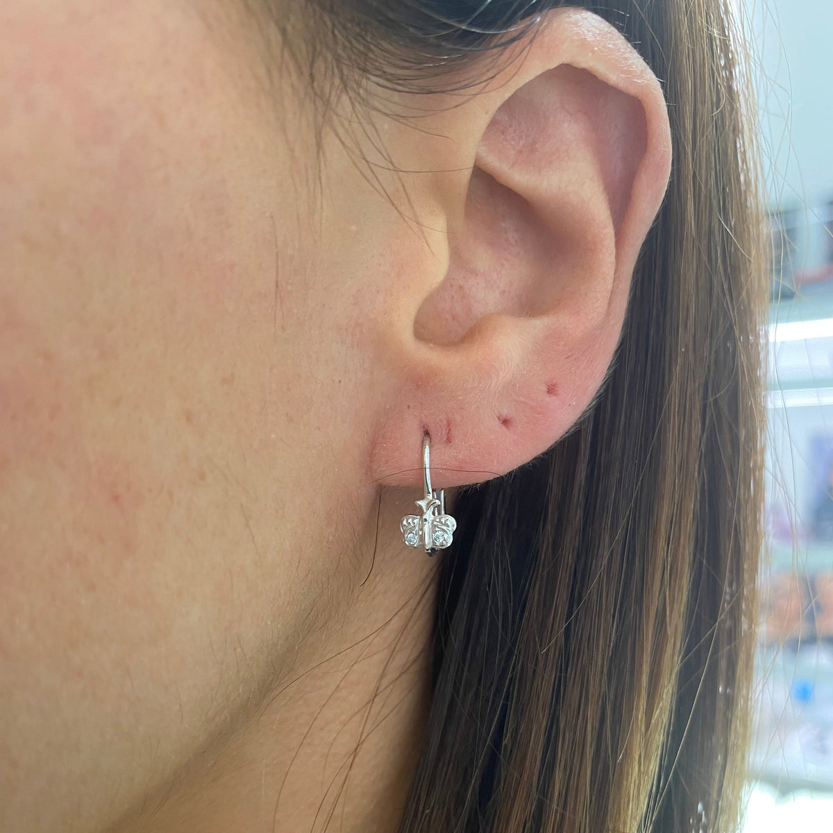 Twoowl Orecchini a farfalla in argento Sterling 925 a forma di farfalla, pendenti, orecchini a monachella, gioielli regalo per donne e ragazze, Argento sterling, Zirconia cubica Twoowl Orecchini a farfalla in argento Sterling 925 a forma di farfalla, pendenti, orecchini a monachella, gioielli regalo per donne e ragazze, Argento sterling, Zirconia cubica