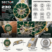 Carica l'immagine nel visualizzatore di Gallery, OROLOGIO SECTOR 230 - R3223161024