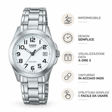 Carica l'immagine nel visualizzatore di Gallery, CASIO LTP-1259PD-7BEG