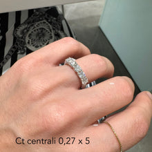Carica l'immagine nel visualizzatore di Gallery, ANELLO 5 DIAMANTI ANNIVERSARIO GRACE