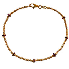 Carica l'immagine nel visualizzatore di Gallery, BRACCIALE PALLINO DIAMANTATO CON CHARM BRILLANTI