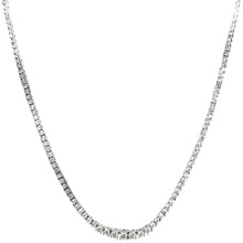 Carica l'immagine nel visualizzatore di Gallery, COLLANA TENNIS THIN SCALARE