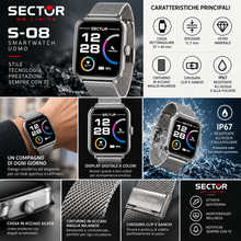 Carica l'immagine nel visualizzatore di Gallery, OROLOGIO SECTOR S-08