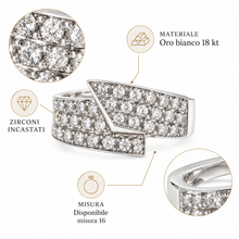 Carica l'immagine nel visualizzatore di Gallery, ANELLO FASCIA INTRECCIATA