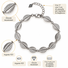 Carica l'immagine nel visualizzatore di Gallery, BRACCIALE FOGLIE BRILLANTI