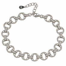 Carica l'immagine nel visualizzatore di Gallery, BRACCIALE CERCHI BRILLANTI
