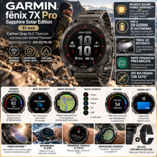 Carica l'immagine nel visualizzatore di Gallery, GARMIN fēnix® 7X Pro TITANIUM