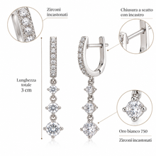 Carica l'immagine nel visualizzatore di Gallery, ORECCHINI PENDENTI TRILOGY