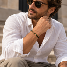 Carica l'immagine nel visualizzatore di Gallery, BRACCIALE IN ARGENTO TERRA E BOSCO CON PIETRE NATURALI