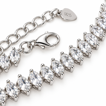 Carica l'immagine nel visualizzatore di Gallery, BRACCIALE TENNI PIETRE MARQUISE