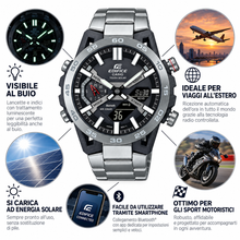 Carica l'immagine nel visualizzatore di Gallery, CASIO EDIFICE ECB-2000D-1AEF
