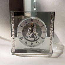 Carica l'immagine nel visualizzatore di Gallery, OROLOGIO IN CRISTALLO QUADRATO