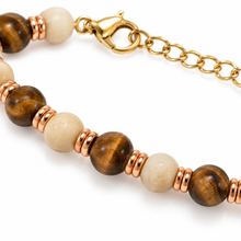Carica l'immagine nel visualizzatore di Gallery, BRACCIALE IN ARGENTO TERRA E LUCE CON PIETRE NATURALI