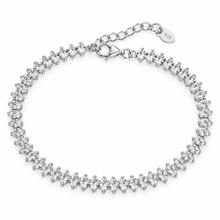 Carica l'immagine nel visualizzatore di Gallery, BRACCIALE TENNIS PIETRE MARQUISE