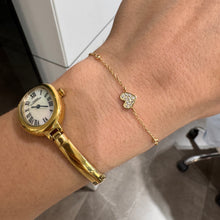 Carica l'immagine nel visualizzatore di Gallery, BRACCIALE CUORE ORO GIALLO