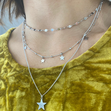 Carica l'immagine nel visualizzatore di Gallery, COLLANA MULTIFILO STELLINE