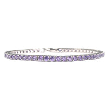 Carica l'immagine nel visualizzatore di Gallery, BRACCIALI TENNIS MOSCHETTONE