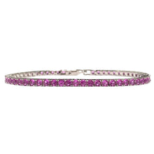 Carica l'immagine nel visualizzatore di Gallery, BRACCIALI TENNIS MOSCHETTONE