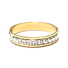 Carica l'immagine nel visualizzatore di Gallery, FEDINA IN ORO BIANCO E GIALLO