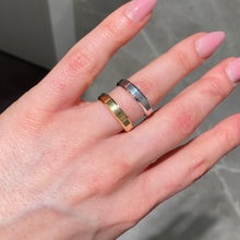 Carica l'immagine nel visualizzatore di Gallery, FEDE SQUADRATA IN ORO GIALLO