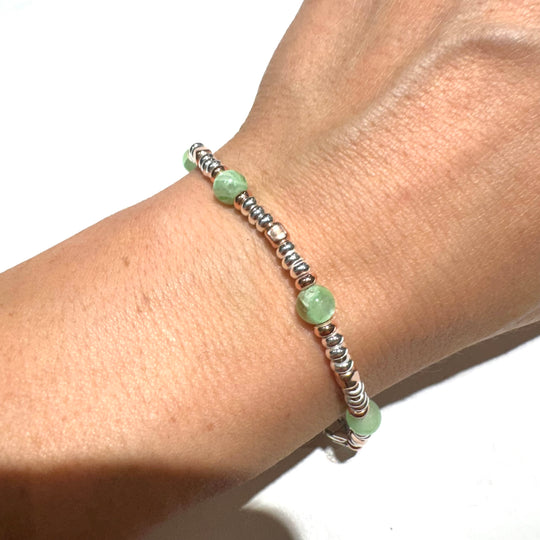 BRACCIALE SELENITE VERDI