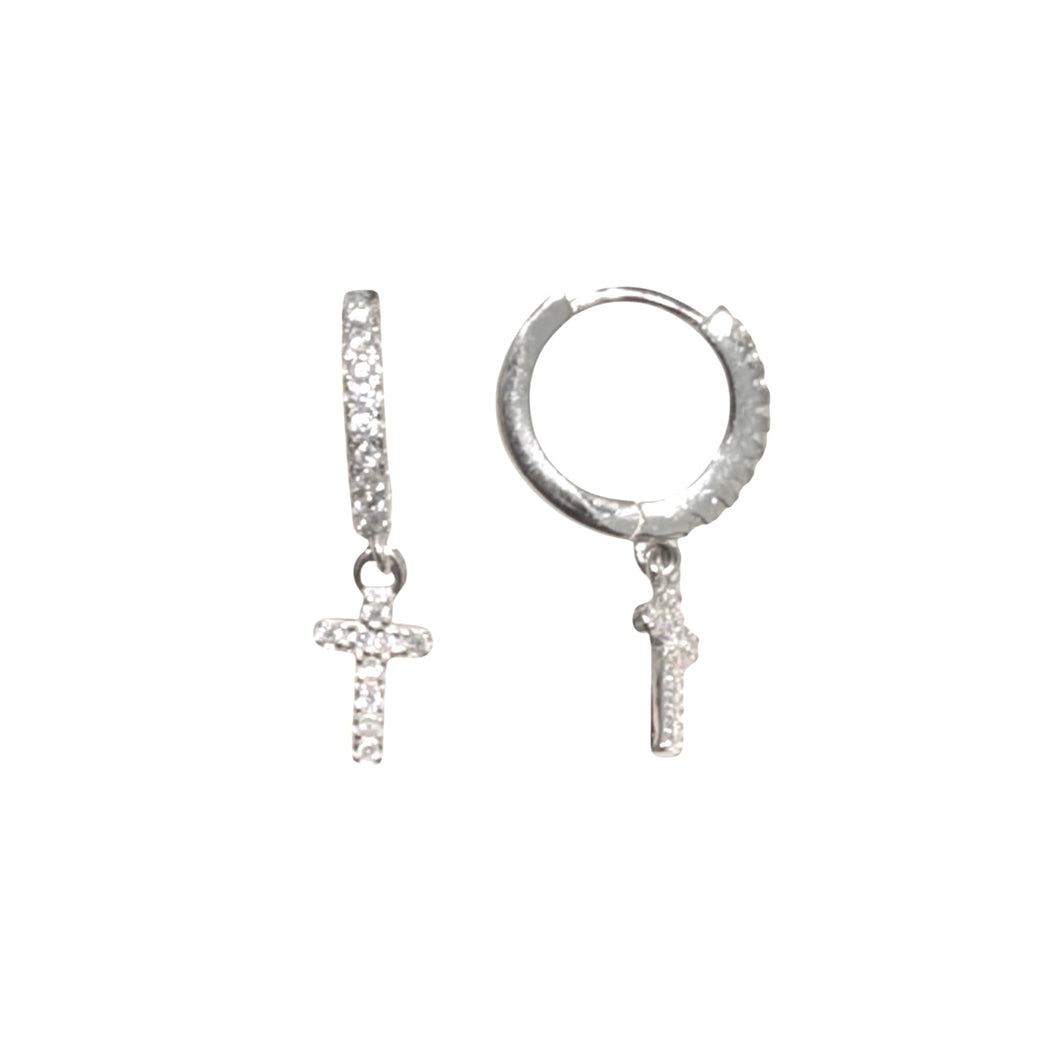 ORECCHINI CROCI PENDENTI