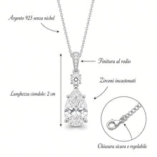 Carica l'immagine nel visualizzatore di Gallery, COLLANA GOCCIA DI LUCE
