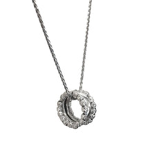 Carica l'immagine nel visualizzatore di Gallery, COLLANA  CERCHIO DIAMANTATO
