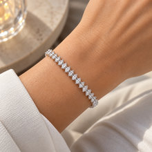 Carica l'immagine nel visualizzatore di Gallery, BRACCIALE TENNI PIETRE MARQUISE
