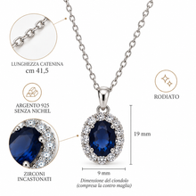 Carica l'immagine nel visualizzatore di Gallery, COLLANA KATE BLU
