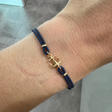 Carica l&#39;immagine nel visualizzatore di Gallery, BRACCIALI CORDA E SIMBOLO IN ORO
