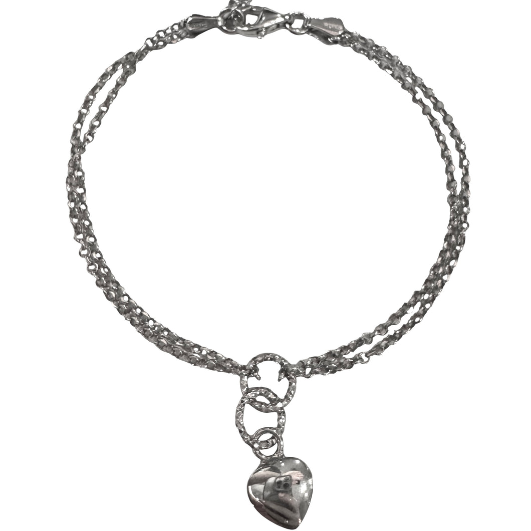 BRACCIALE CUORE PENDENTE