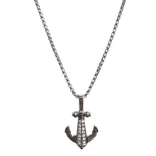 Carica l'immagine nel visualizzatore di Gallery, COLLANA ANCORA CON ZIRCONI
