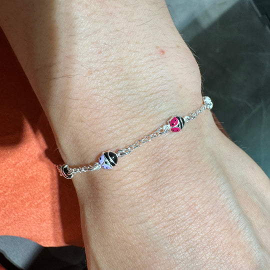 BRACCIALE BABY COCCINELLE COLORATE