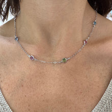 Carica l&#39;immagine nel visualizzatore di Gallery, COLLANA CRISTALLI MULTICOLOR
