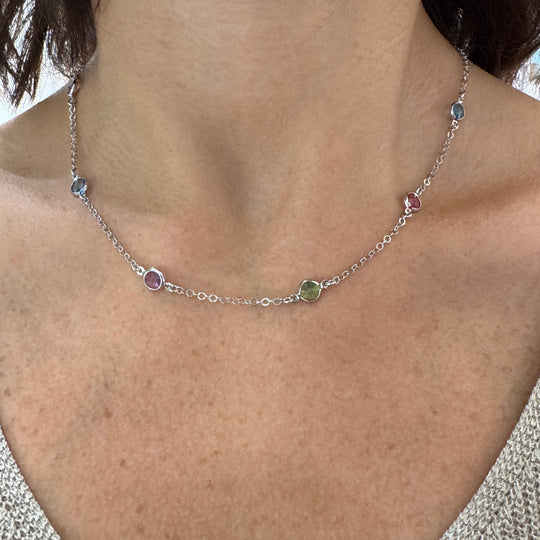 COLLANA CRISTALLI MULTICOLOR