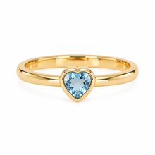 Carica l'immagine nel visualizzatore di Gallery, ANELLO CUORE CELESTE
