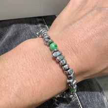 Carica l'immagine nel visualizzatore di Gallery, BRACCIALE ANANDA PIETRE VERDI
