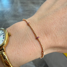 Carica l'immagine nel visualizzatore di Gallery, BRACCIALE PALLINO DIAMANTATO CON CHARM BRILLANTI
