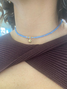 COLLANA AGATA BLU