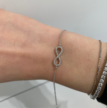 Carica l&#39;immagine nel visualizzatore di Gallery, BRACCIALE INFINITO IN ORO BIANCO
