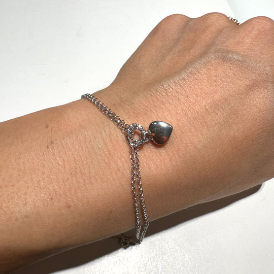 BRACCIALE CUORE PENDENTE