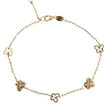 Carica l&#39;immagine nel visualizzatore di Gallery, BRACCIALE CINQUE FARFALLE LAVORATE
