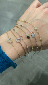 BRACCIALE CUORE E ZIRCONE